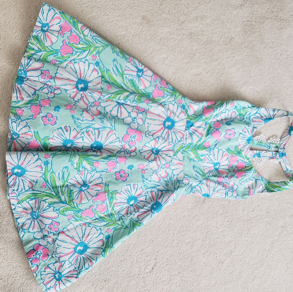 Lilly Pulitzer Zo Dress in Sandbar Blu Splish Splash sz2 - Picture 13 of 13